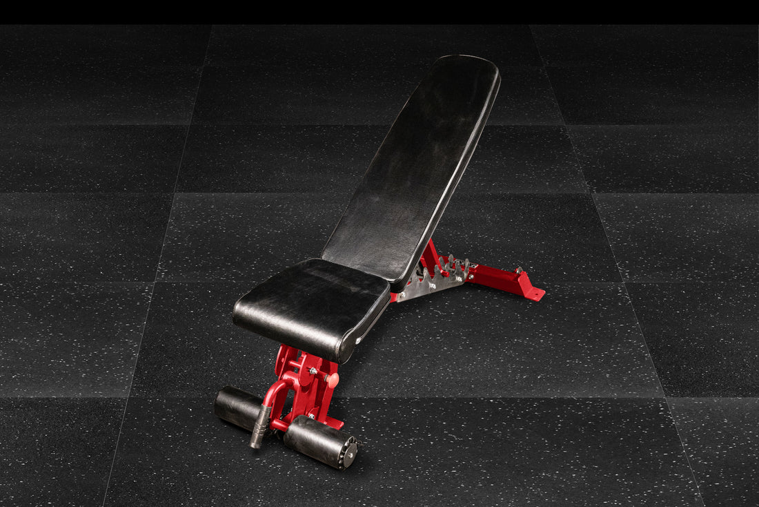 FAB-01C Incline Decline Adjustable Bench-Red
