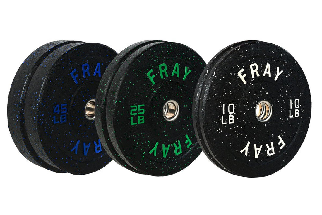 160lb Fray Crumb Rubber Bumper Plate Set - FrayFitness160lb Fray Crumb Rubber Bumper Plate SetFrayFitness