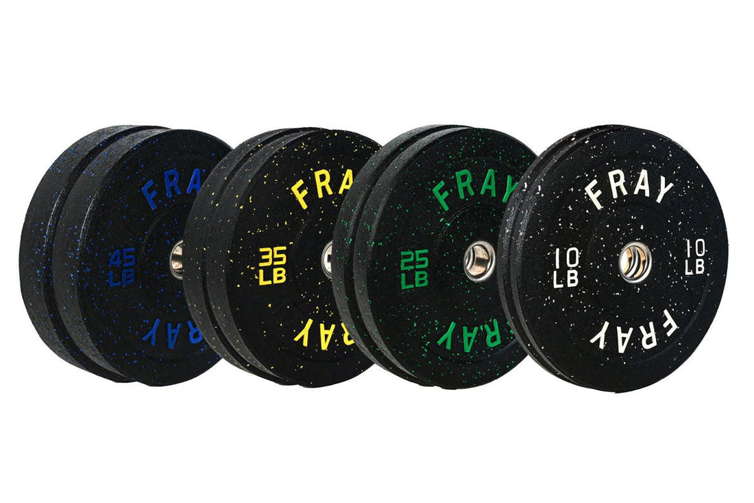 230lb Fray Crumb Rubber Bumper Plate Set - FrayFitness230lb Fray Crumb Rubber Bumper Plate SetFrayFitness