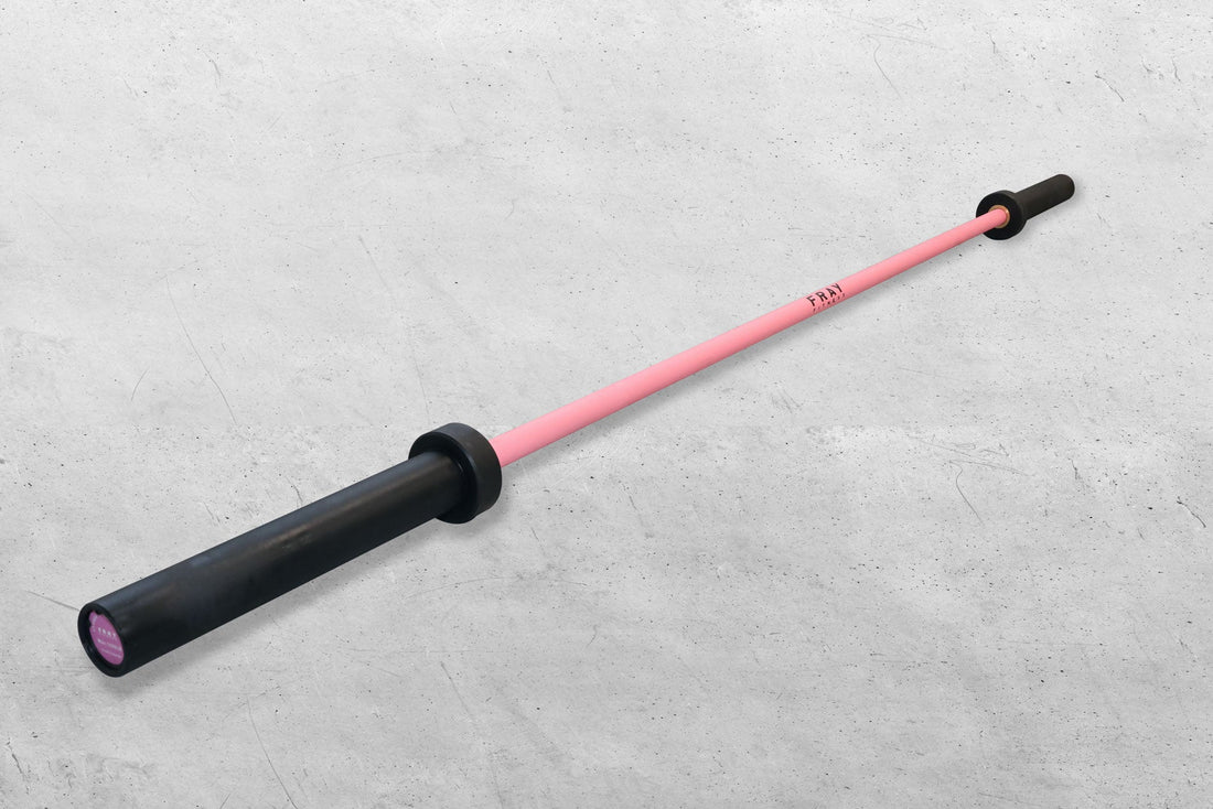 Ceramic Coated Women's 1000lb Rated Pink Barbell - FrayFitnessCeramic Coated Women's 1000lb Rated Pink BarbellFrayFitness