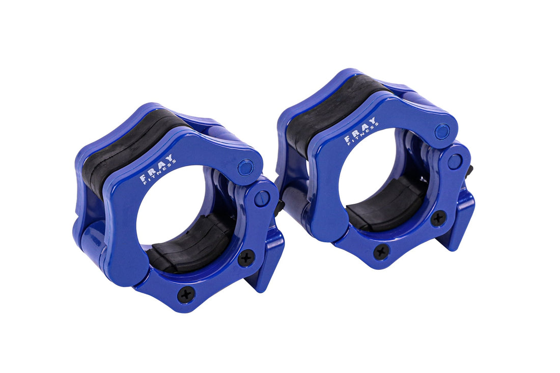 Closeout Barbell Clamp Collar - Blue - FrayFitnessCloseout Barbell Clamp Collar - BlueFrayFitness