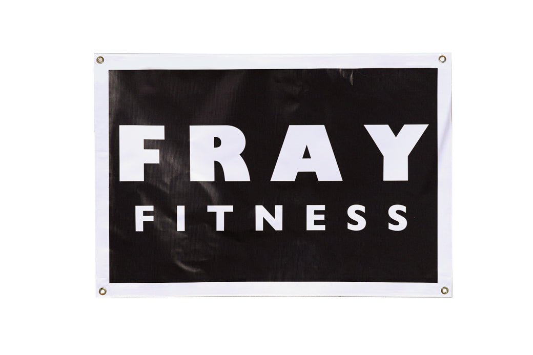 Fray Large Logo Garage Banner - FrayFitness