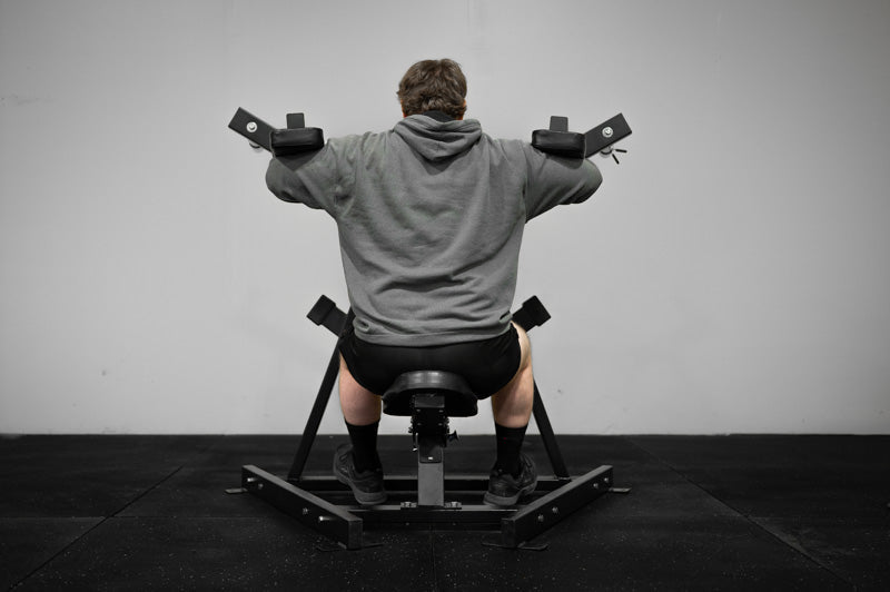 Plate - Loaded Lateral Raise - BLK - COMMERCIAL - Fray Fitness